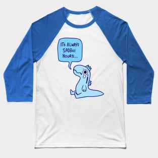 Sadboi hours - blue Baseball T-Shirt